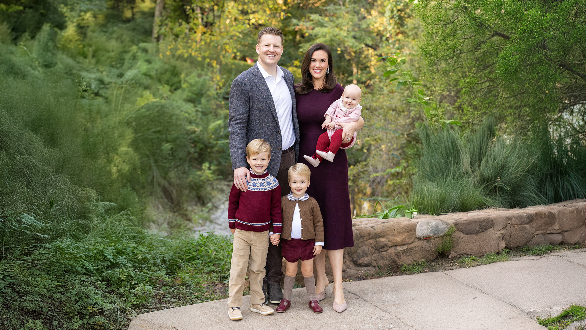 Margaret, Mike, and their children