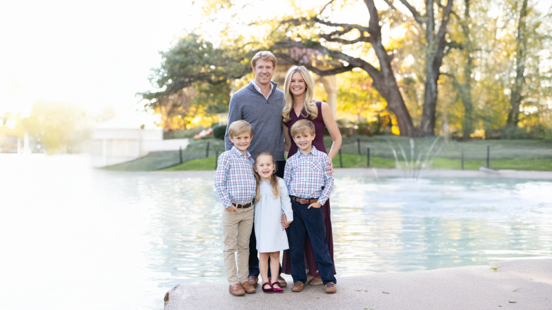 Nick, Alison, and family